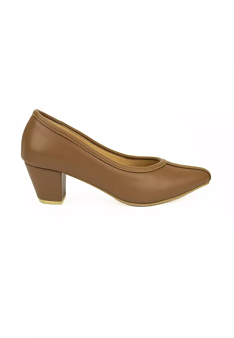 Discount on Cardam's Lifestyle  shoes - SKU: Eclb Mar 00080 Brown Pumps