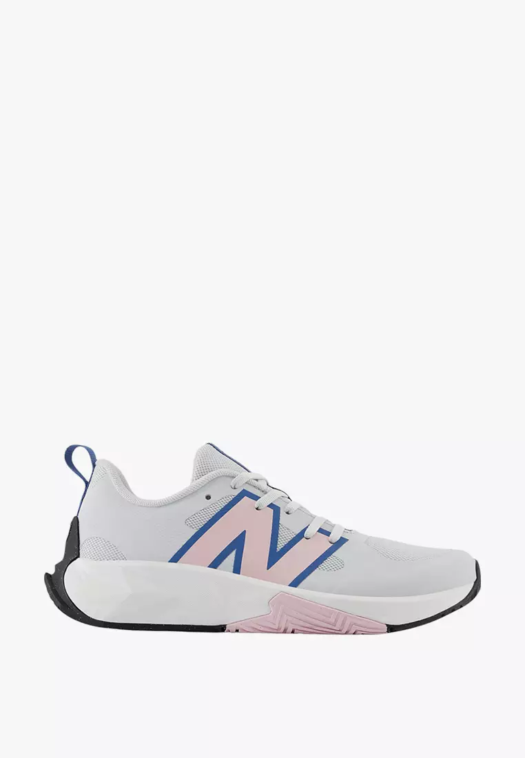 Discount on New Balance  shoes - SKU: New Balance FC PLAY Girls Running Shoes - Grey/Pink