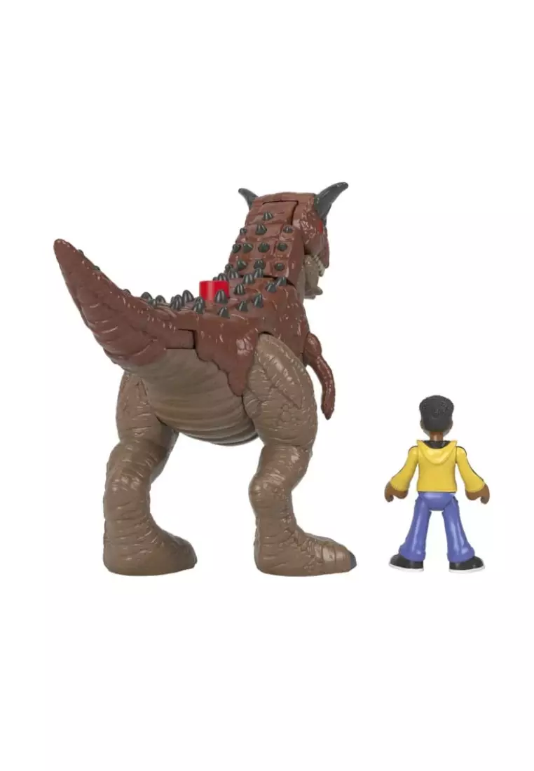 Fisher-price Imaginext Camp Cretaceous Carnotaurus And Darius Dinosaur Playset