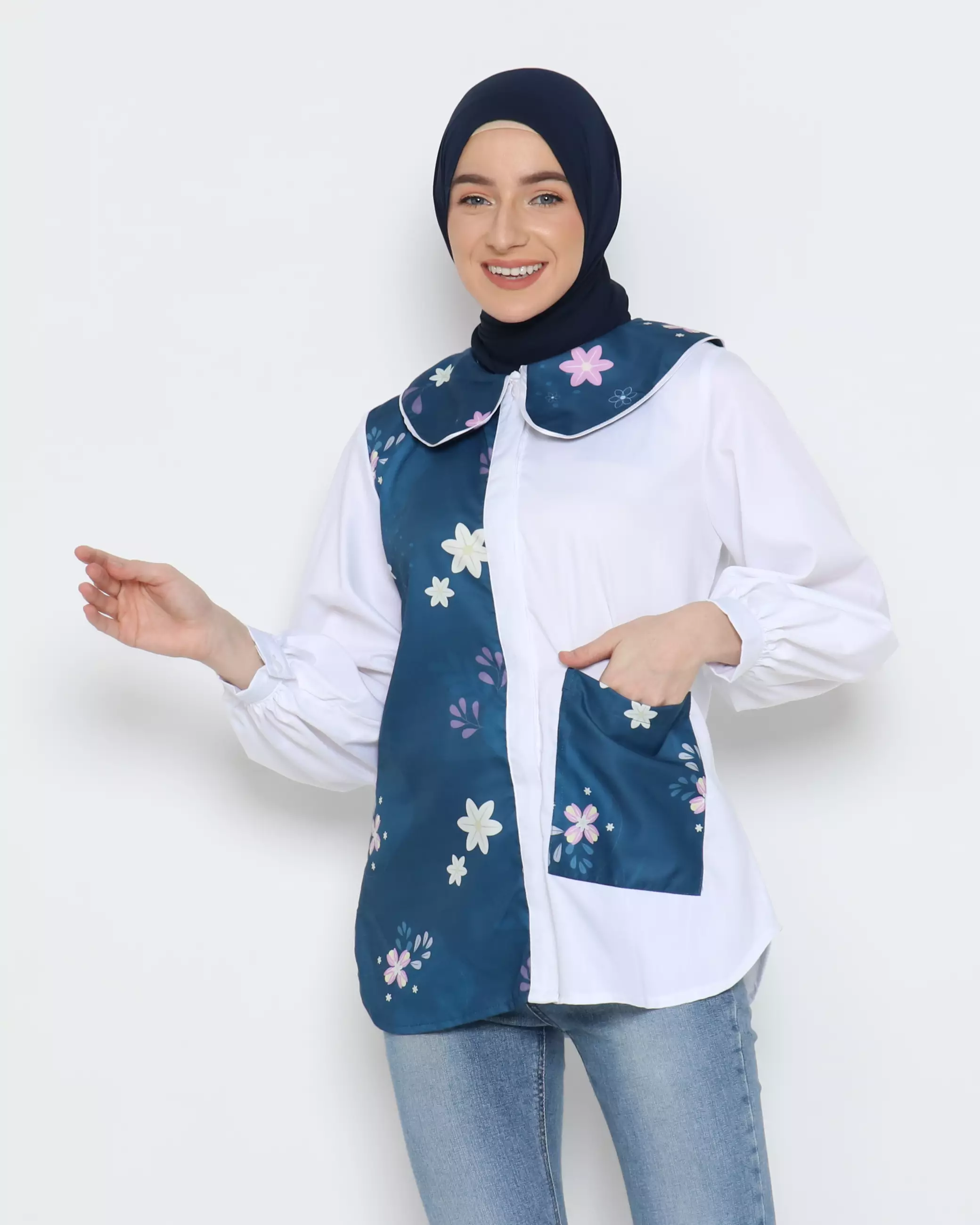 Alila Blouse Navy