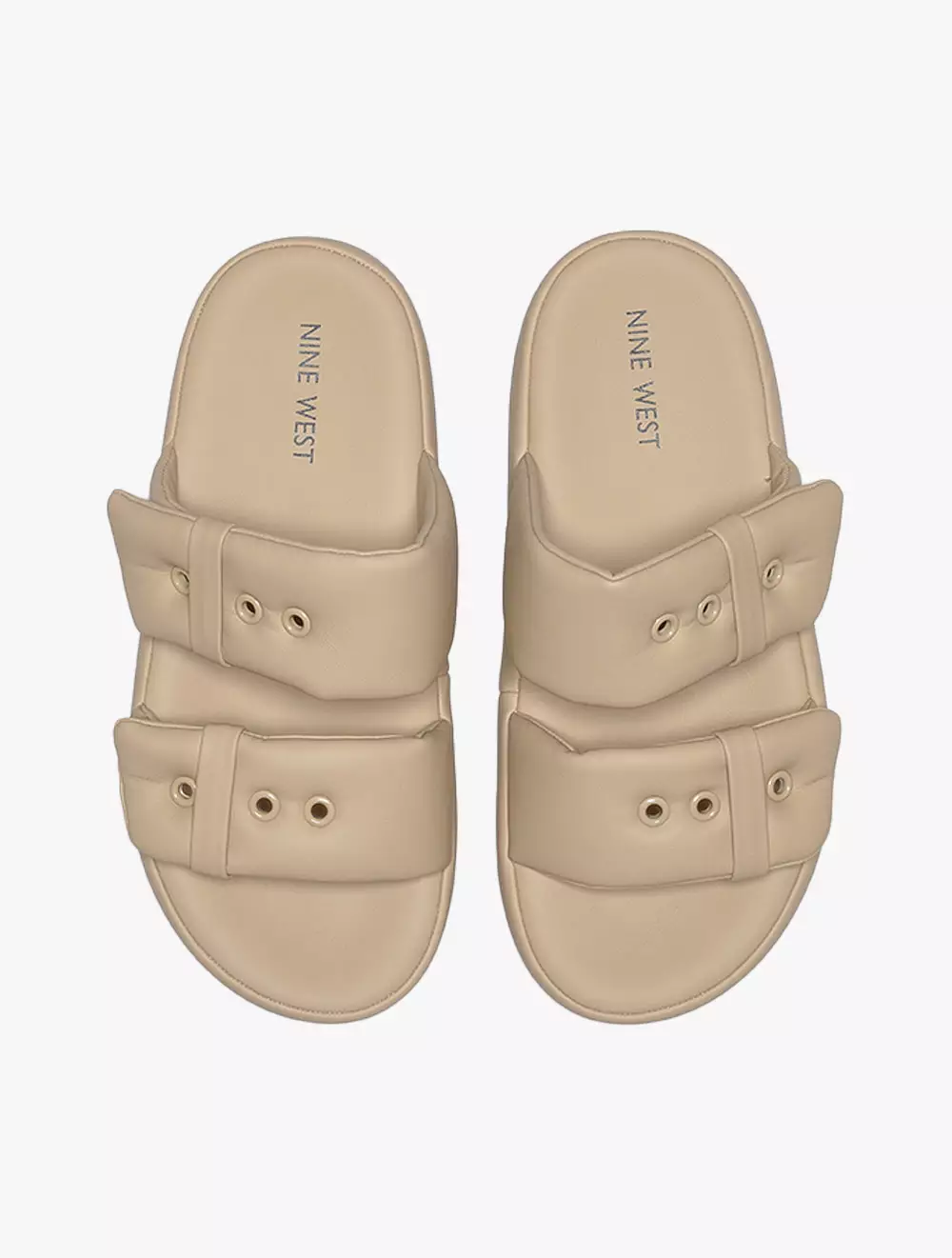 Payless Nine West Womens Naya Mule Sandal - Khaki_05