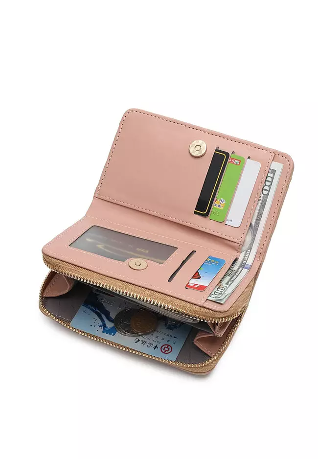 Women's Quilted Short Purse / Wallet (Dompet Wanita) - Cokelat