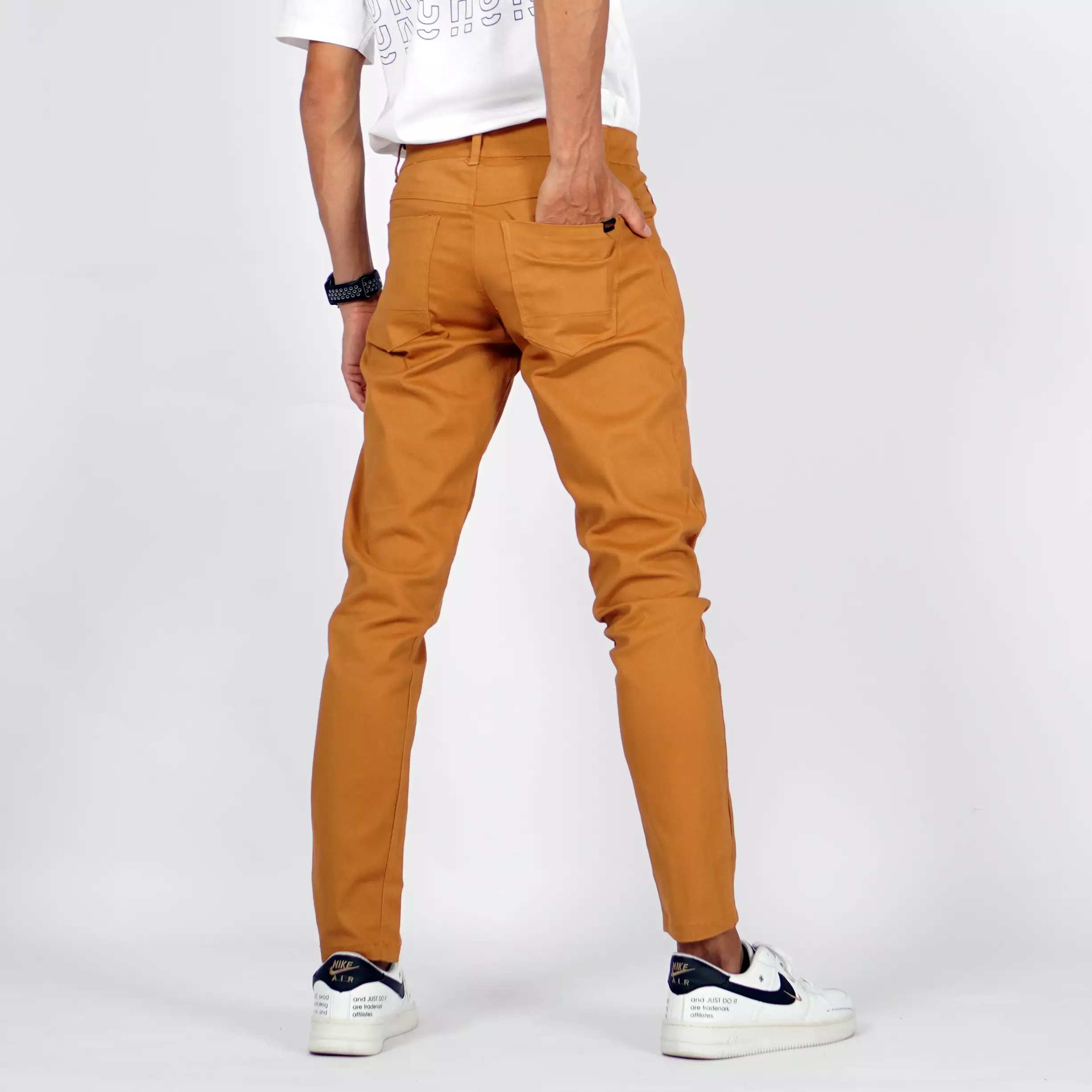  Jay Celana Chino Slimti Pria Celana Panjang Pria - MUSTARD