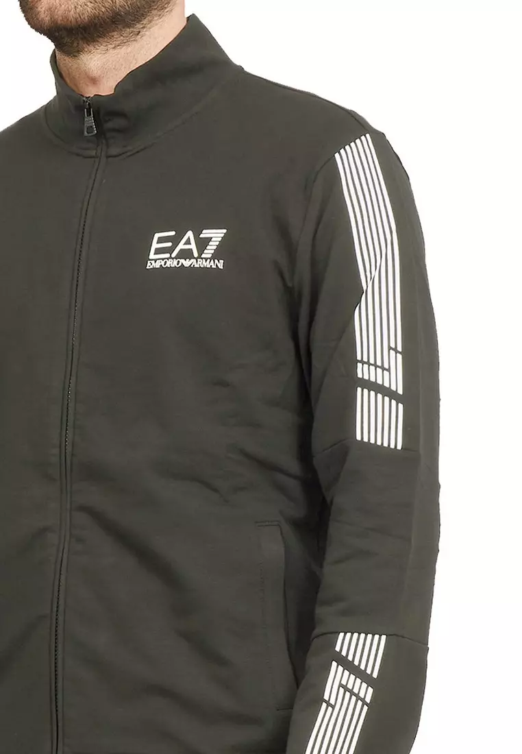 Ea7 7 sale lines fleece tracksuit