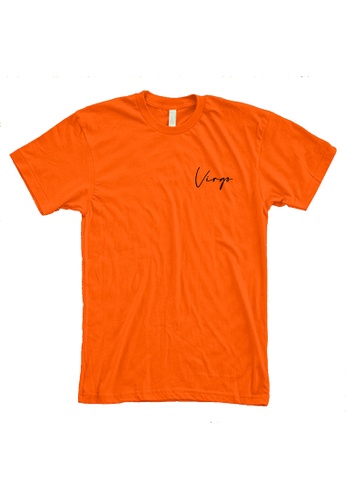 MRL Prints orange Zodiac Sign Virgo Pocket T-Shirt Customized B33FCAA71F2AE6GS_1
