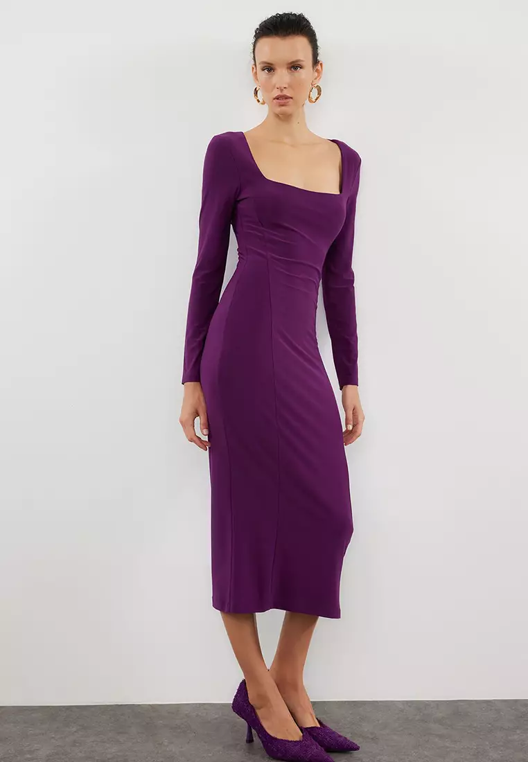 Jual Trendyol Bodycon Midi Dress Original 2025 ZALORA Indonesia ®