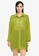 Public Desire green Oversized Shirt Dress 0197AAA6DA5BA5GS_1