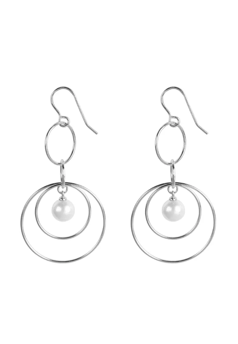 Sterling Silver La Vida Drop Earrings