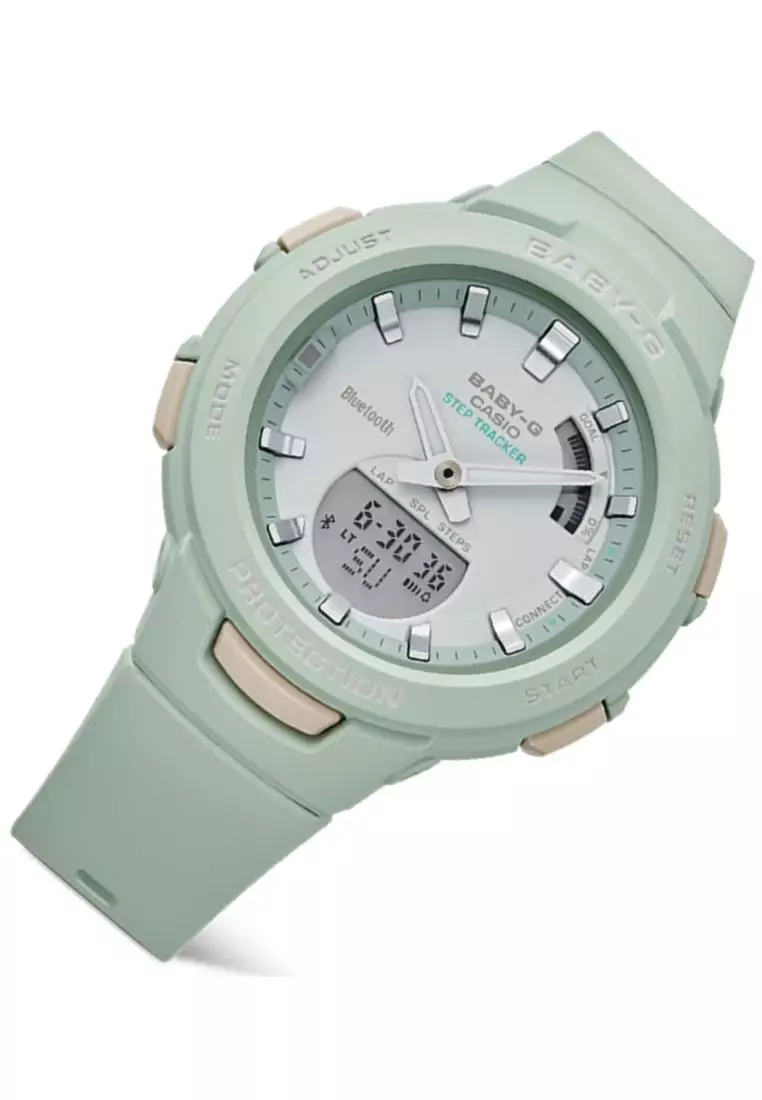 Baby-g Digital Analog Smartphone Link Watch BSA-B100CS-3A