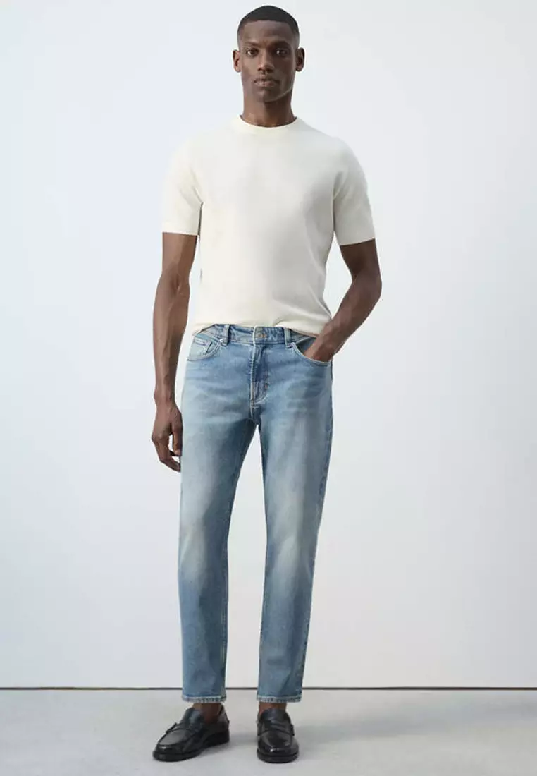 Ben Cropped Tapered-Fit Jeans