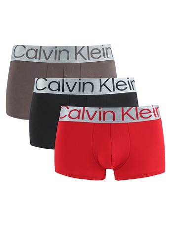 Calvin Klein black 3-Pack Low Rise Boxer Briefs - Calvin Klein Underwear D08CEUS1C52FDEGS_1