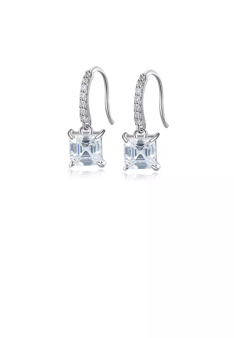 Buy Glamorousky 925 Sterling Silver Fashion Simple Geometric