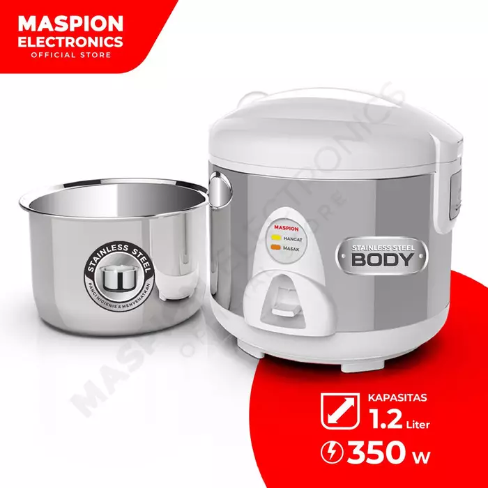 Maspion rice cooker discount stainless