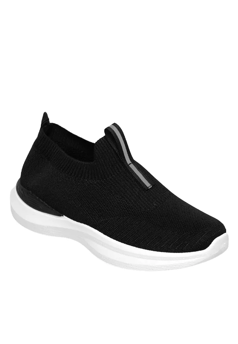 Dr. Kevin Sepatu Olahraga Sport Wanita Sneakers Rajut Slip On 589-070