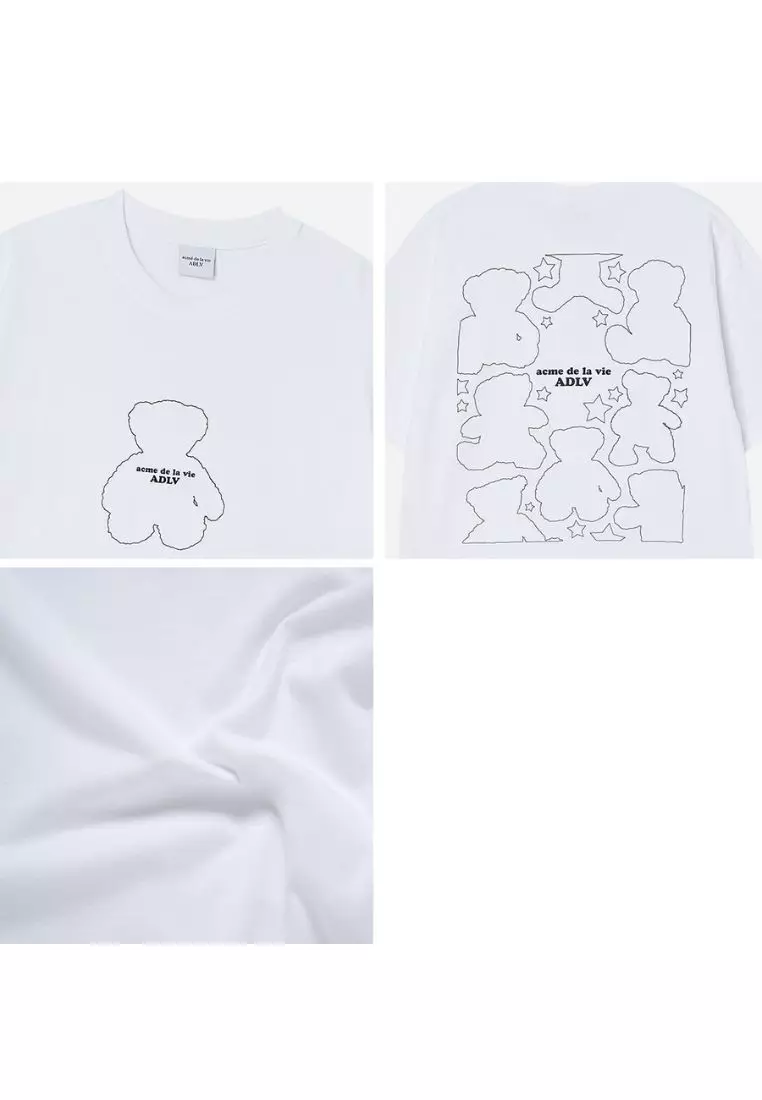 ADLV ♥ BEAR DOLL LINE ARCHIVE SHORT SLEEVE T-SHIRT acmé de la vie ADLV BEAR DOLL LINE ARCHIVE SHORT SLEEVE T