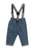 FOX Kids & Baby blue Denim Jeans with Suspenders CC8CCKA43CFA35GS_2