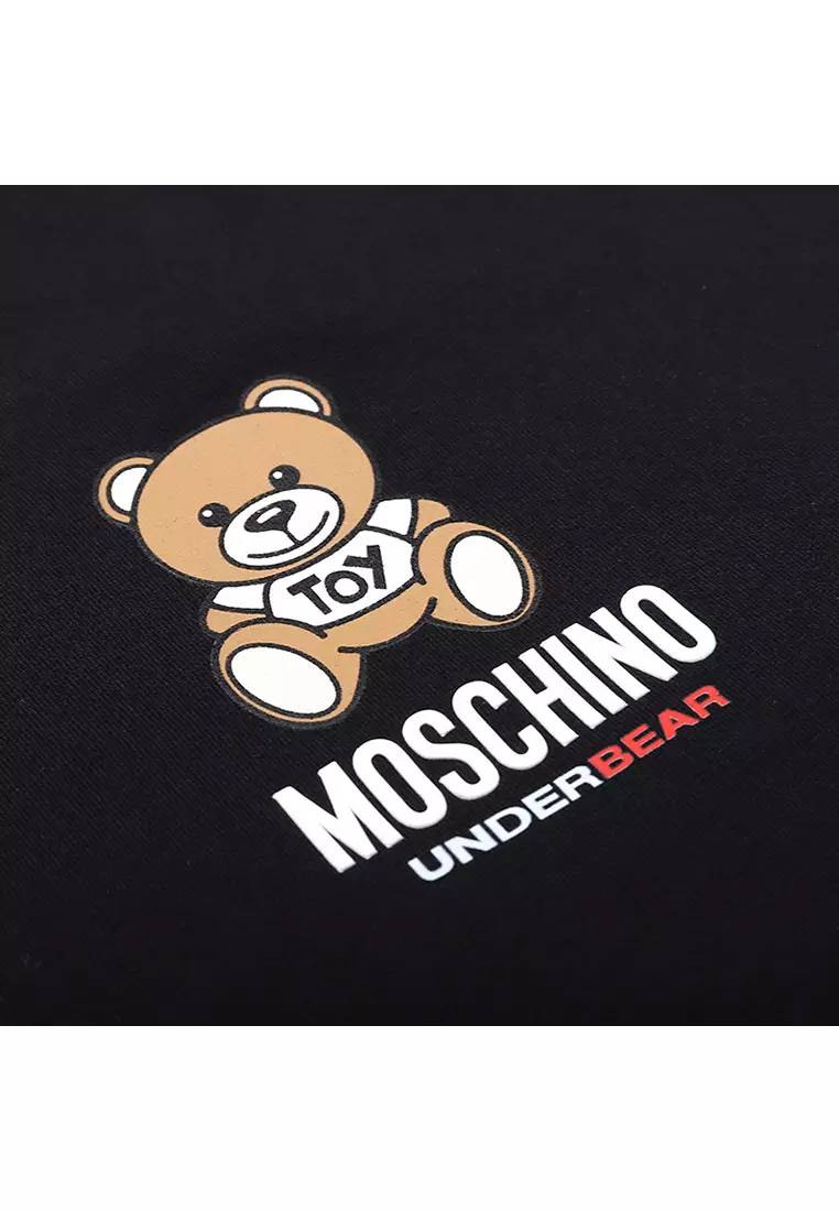 MOSCHINO women's left chest bear T-shirt
