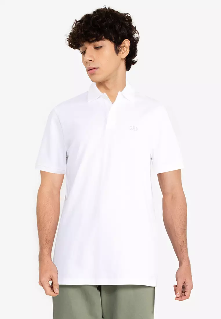 Logo Pique Polo Shirt