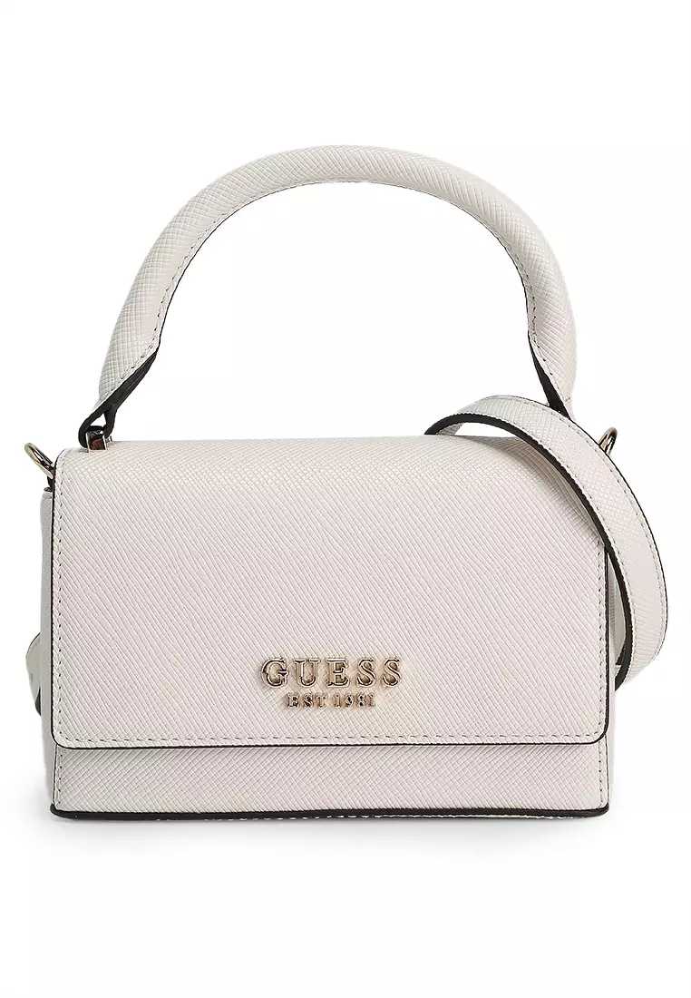 【GUESS ゲス】FEDANA TOP HANDLE FLAPミニサッチェル Fedana Top Handle Crossbody Bag | GUESS