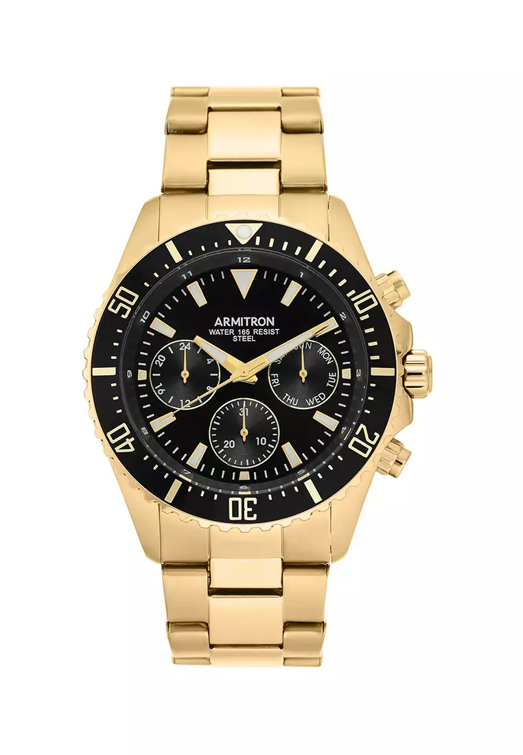 Men's Multi-Function Bracelet Watch AR-20/5351BKGP