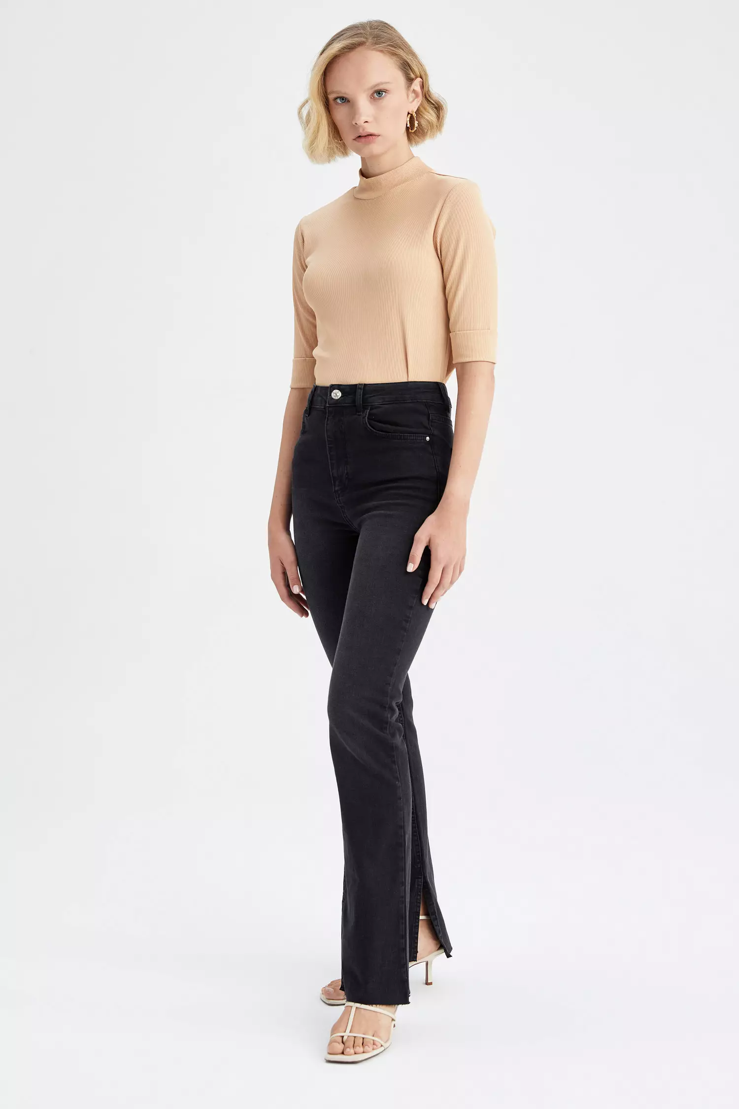 Half clearance turtleneck shirt