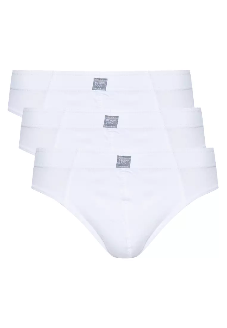 Buy BENCH 3-in-1 Pack Hipster Brief 2024 Online | ZALORA Philippines