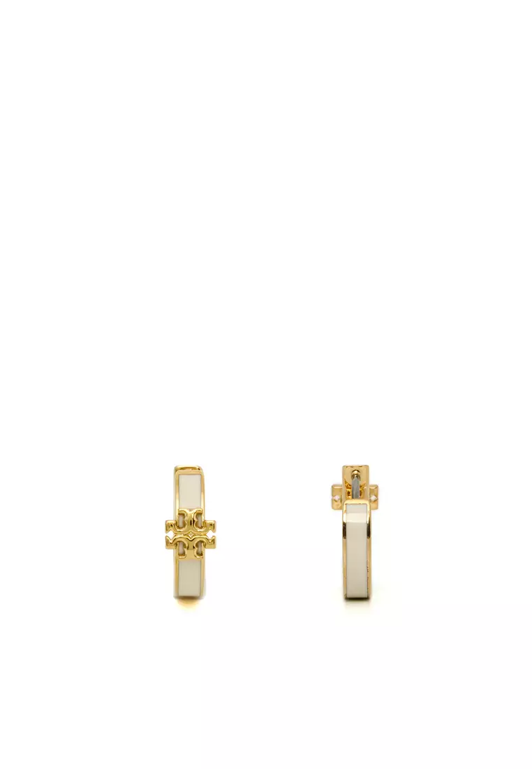 Kira Enamel Hoop Earring