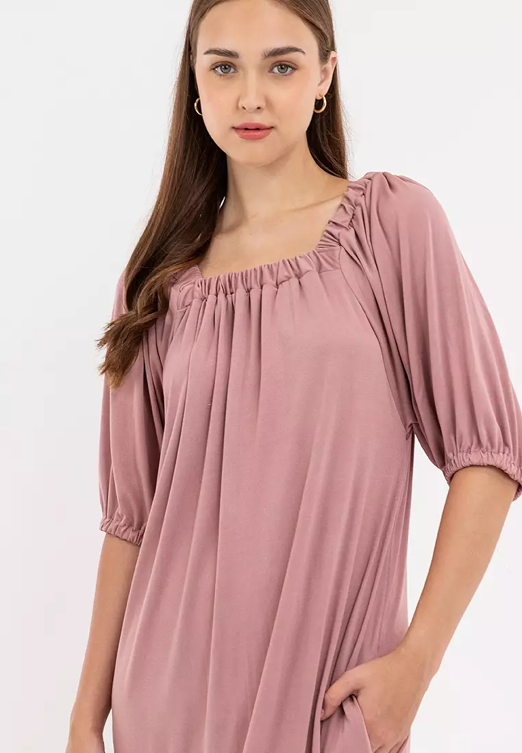 Martha Square Neck Dress