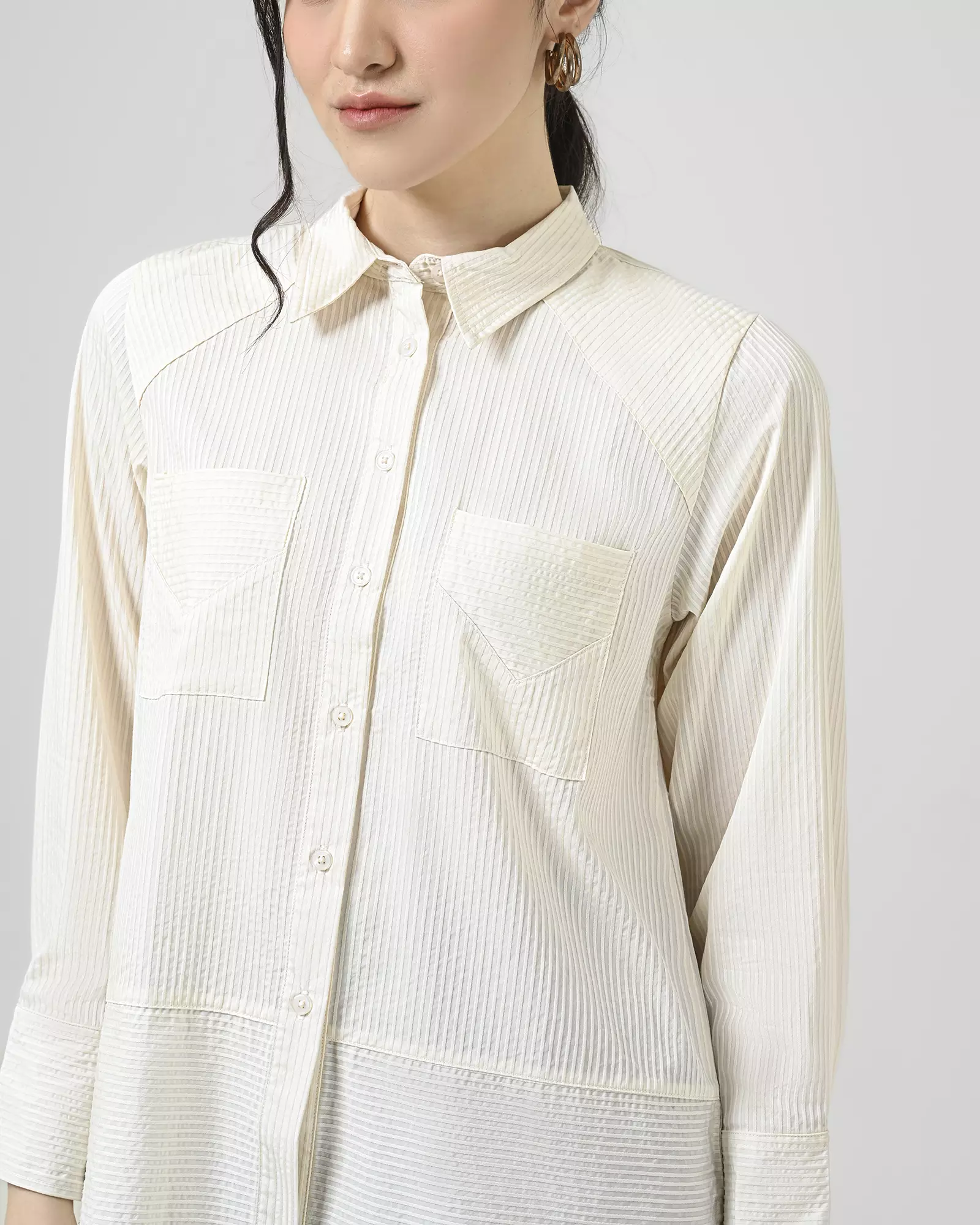 Geulis.id AVANEA SHIRT - Beige