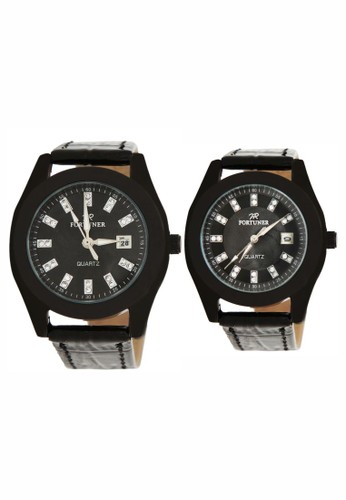 Fortuner Watch Jam Tangan Pria dan Wanita FR CK1012B Full Black