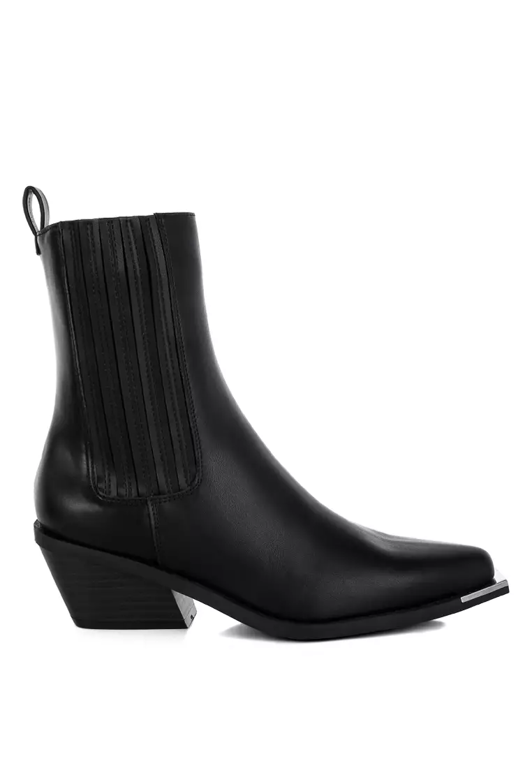 Discount on London Rag  shoes - SKU: High Ankle Chelsea Boots In Black