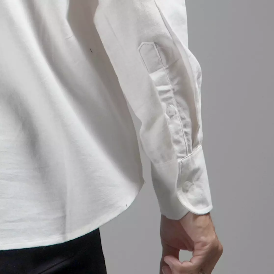  FERNANDO Kemeja Pria Workshirt Long Sleeve Work Shirt - PUTIH