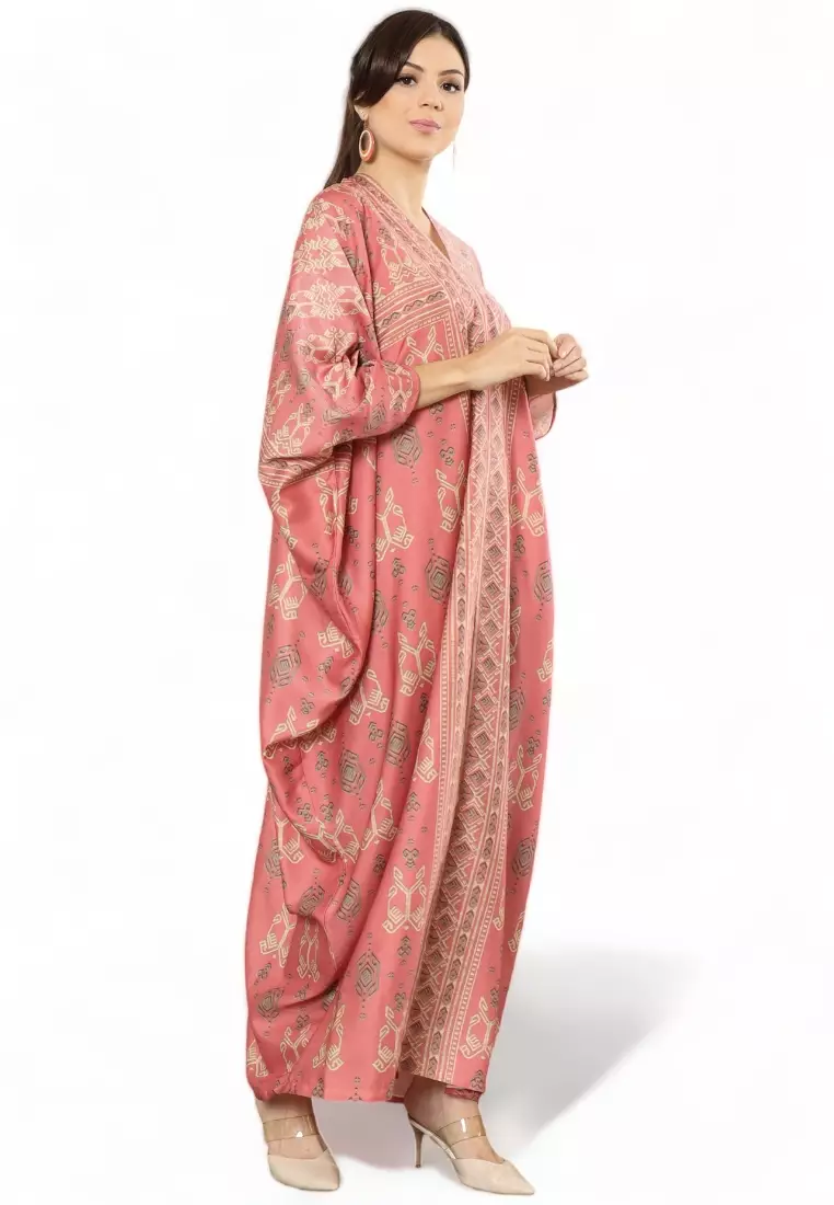 Kanzi Exclusive Long Sleeve Songket Kaftan