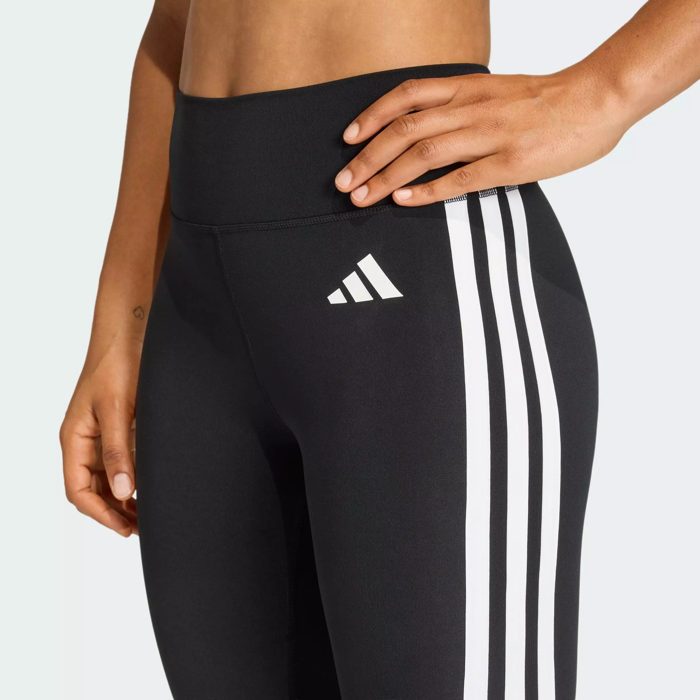 Optime Essentials Workout 3-Stripes 3/4 Leggings