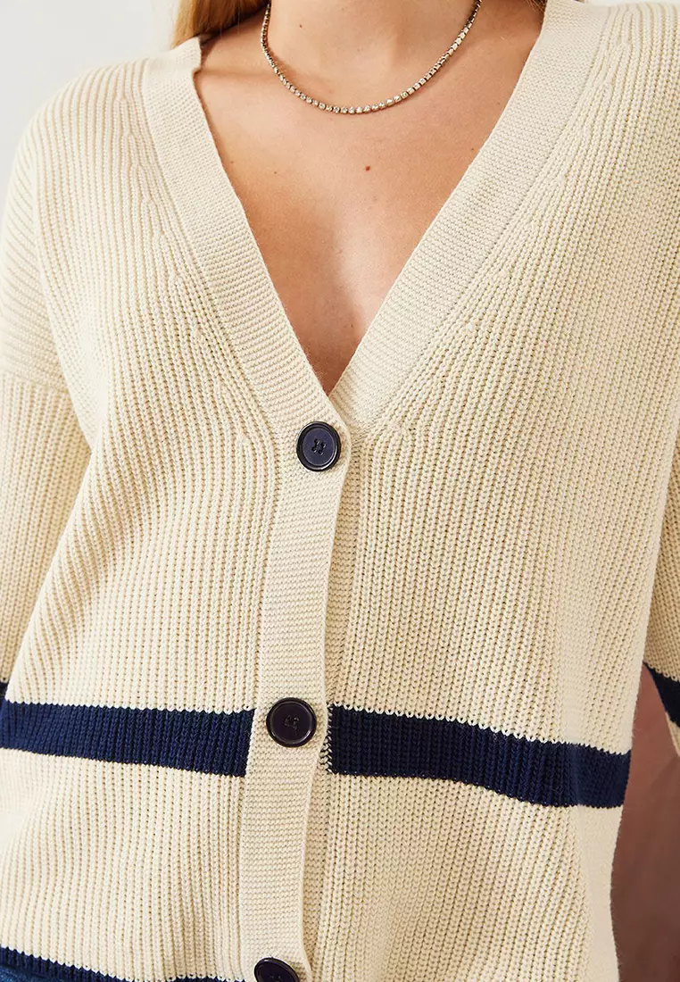 Women's Buttoned Selanik Knitwear Cardigan 20247531