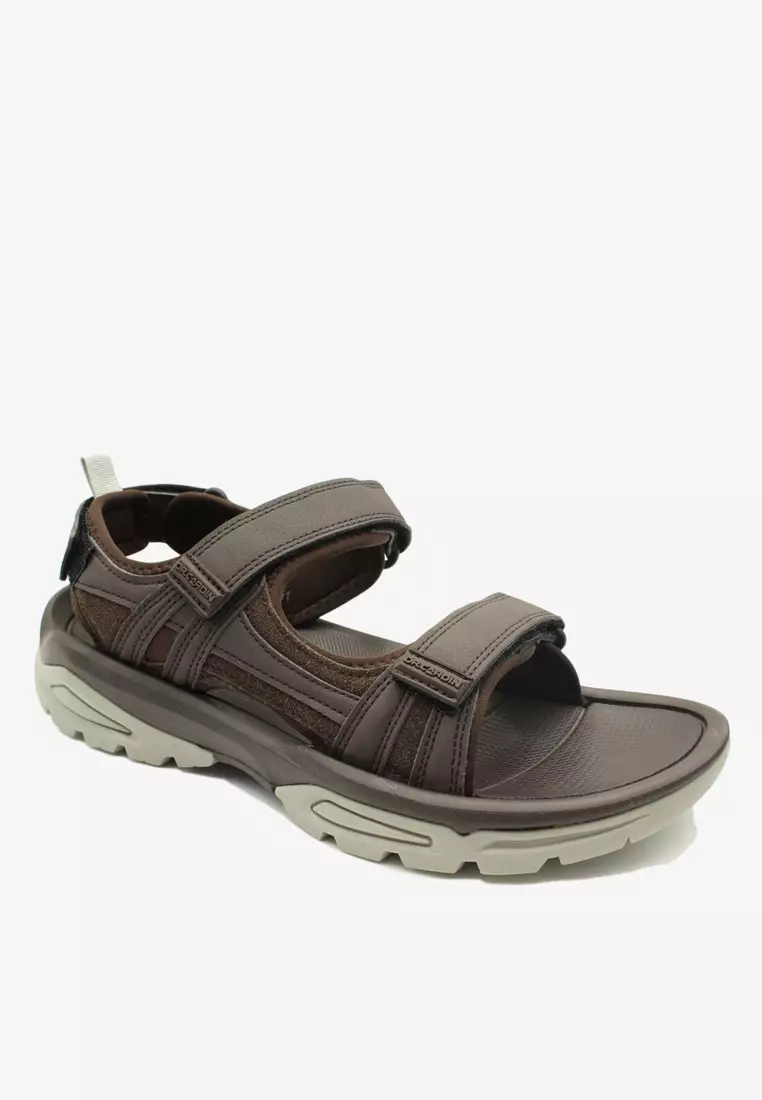 Dr Cardin Faux Leather Cum Fabric Men Chunky Sport Sandal  D-HOL-7951