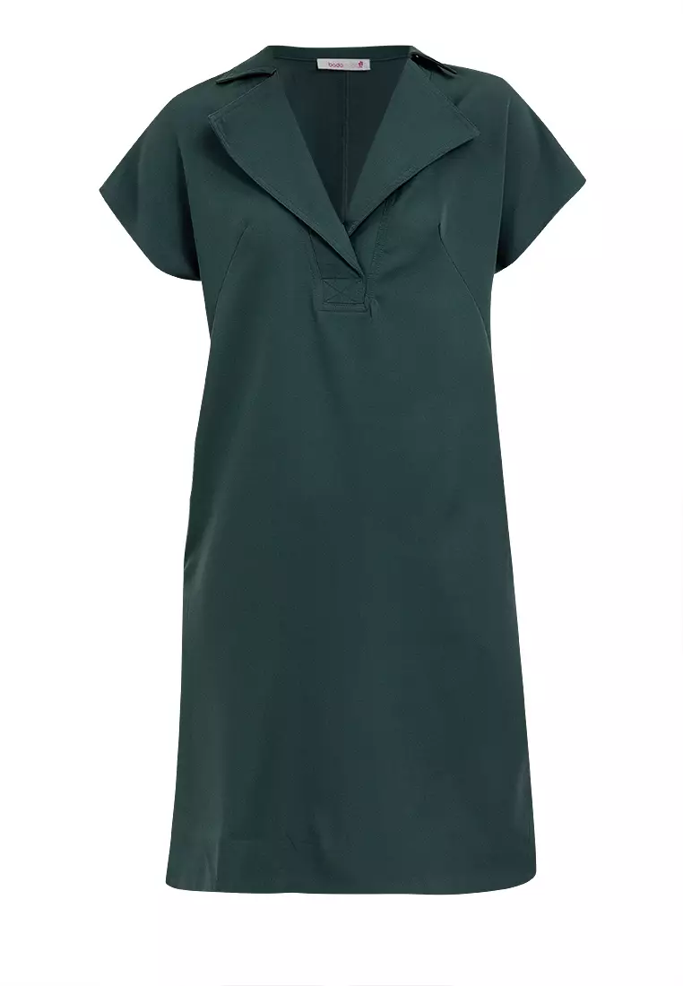 Carvy Collared Column Dress