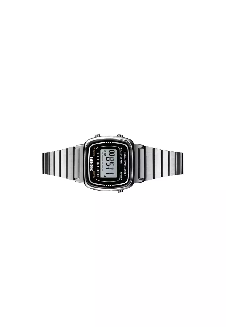 Jam Tangan Digital Wanita - Silver