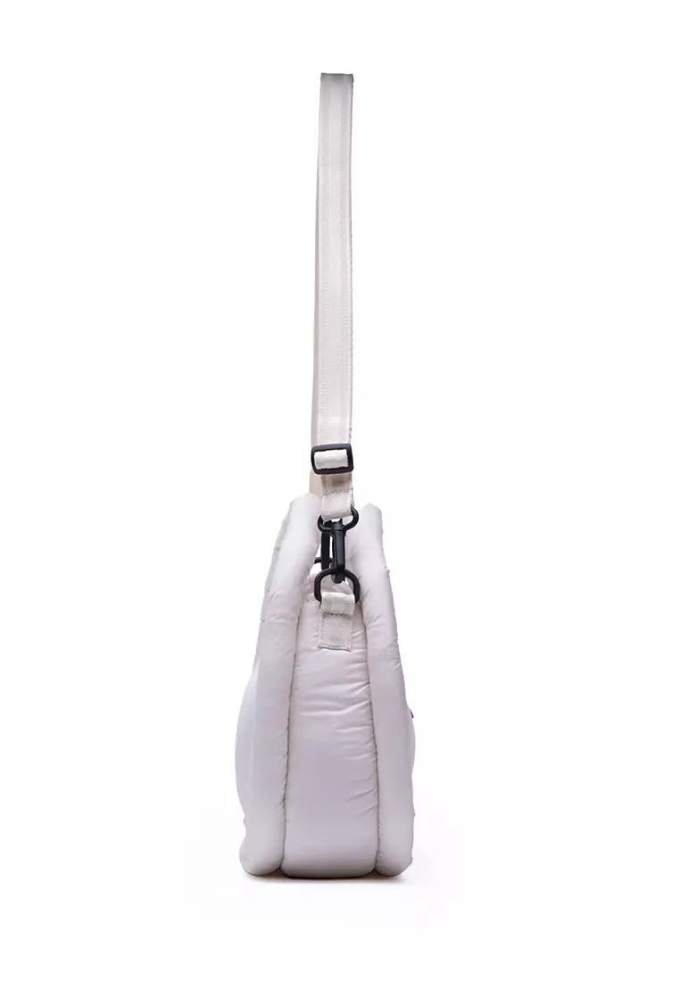 HUNT☆Framed Puffer Midi Hobo - White Willow Buy Hunter Boots FRAMED PUFFER MIDI HOBO 2025 Online | ZALORA