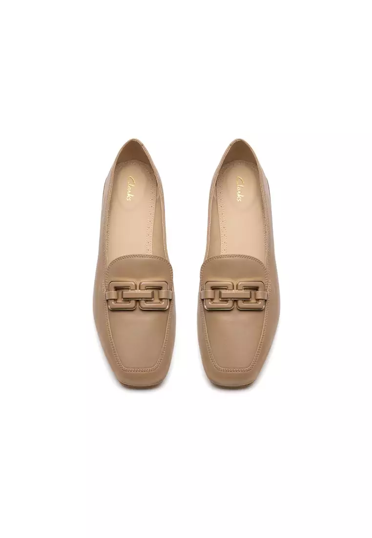 Womens Seren30 Easy Loafers - Praline Leather