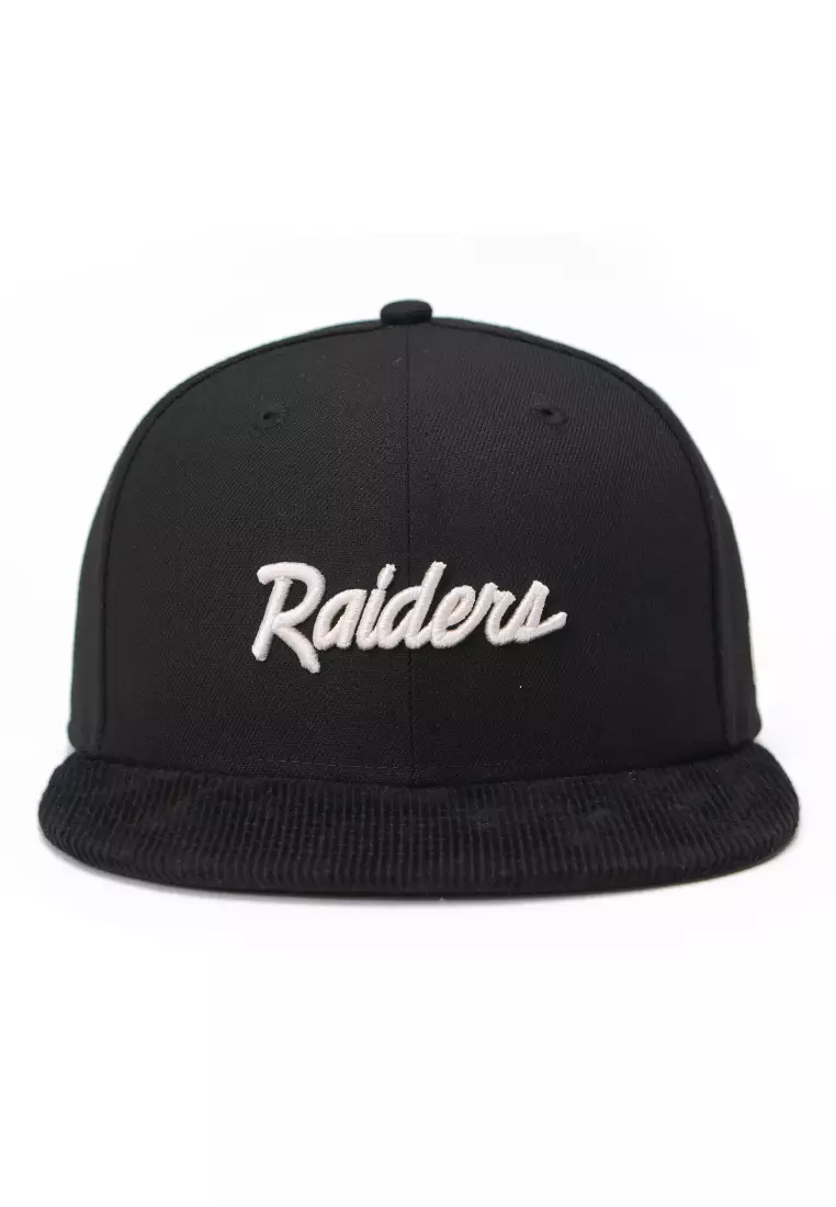 NE Las Vegas Raiders Corduroy Black Seasonal Core 9FIFTY Snapback Cap (PH Exclusive)