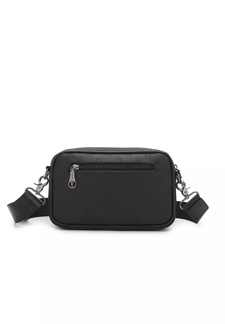 Men's Sling Bag / Crossbody Bag - Black