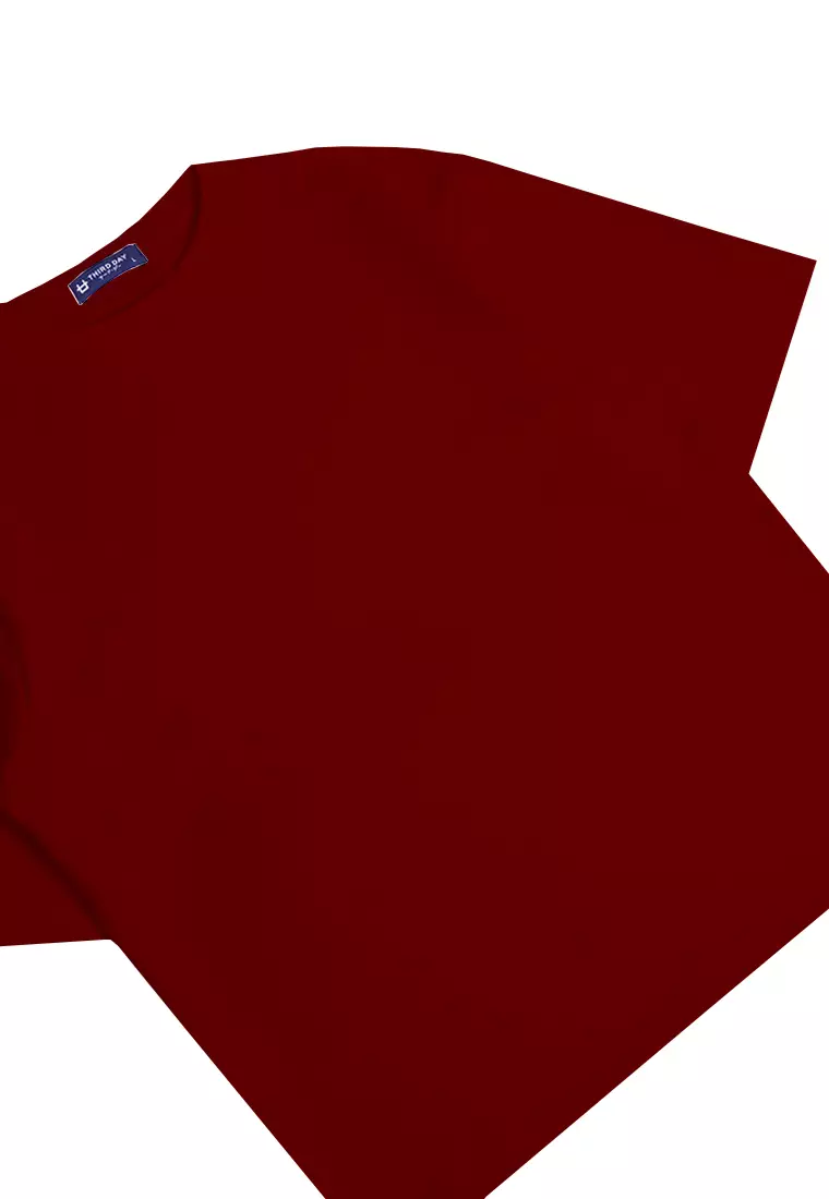 MTM14 kaos oversize tebal scuba thirdday osaka katakana back vertikal maroon