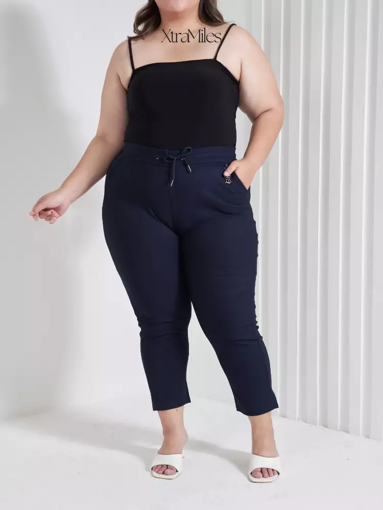 xtramiles Ladies pants bellen pants navy