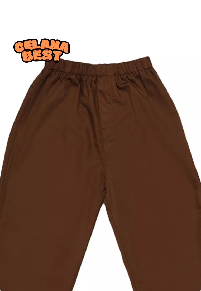 Celana Panjang Katun Best Ultra Coklat - (Brown)
