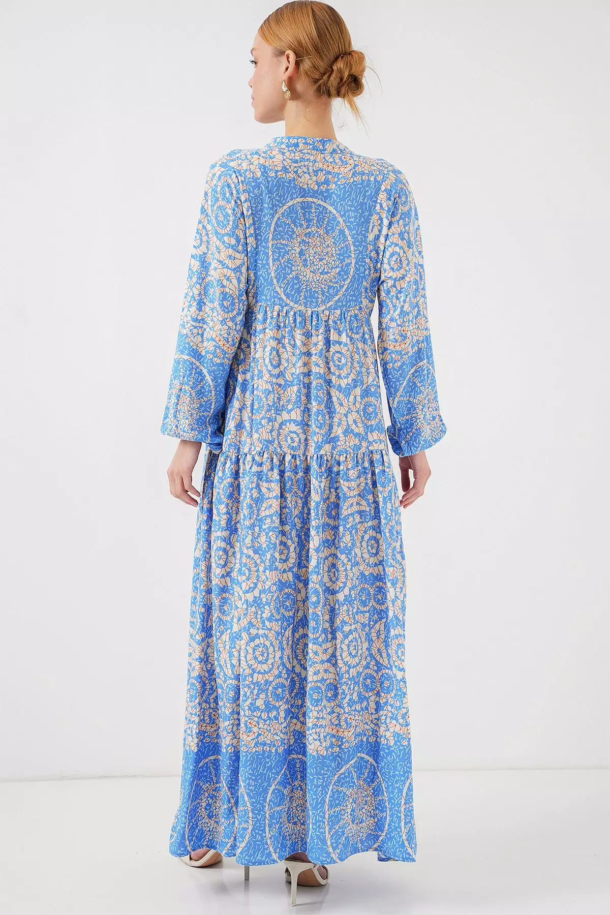 Patterned Modest Dress