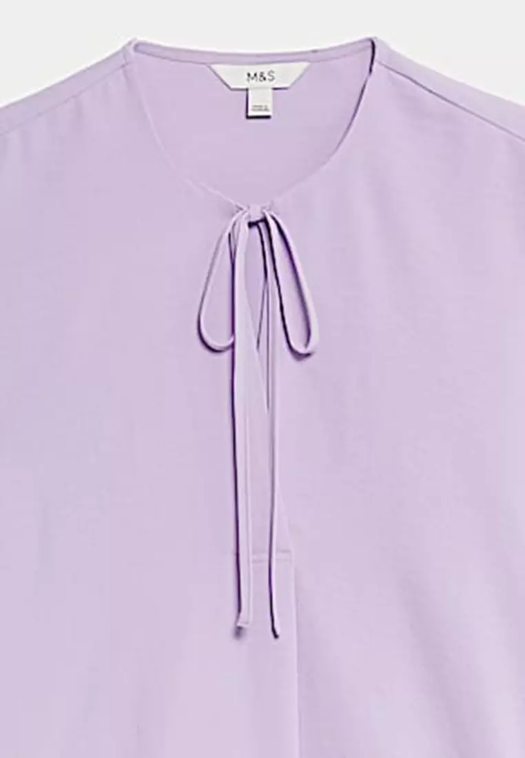 Collared Popover Blouse