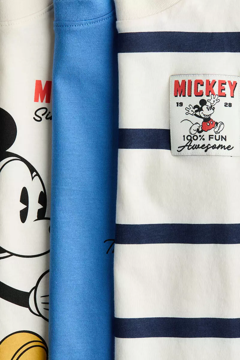 3-pack printed T-shirts