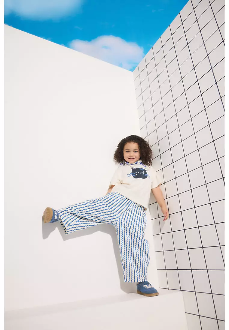 Cat T-Shirt and Trousers Outfit