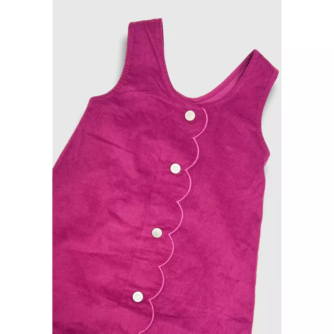 Mothercare Overall Dress with Turtleneck Top - Dress Anak Perempuan (Merah)